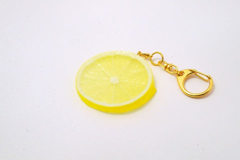 Lemon Slice Keychain