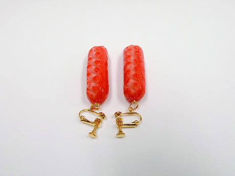 Sausage (small) Clip-On Earrings