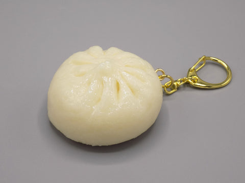 Pork-Filled Manju (Japanese-Style Bun) (small) Keychain