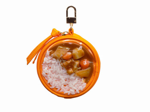 Curry Rice Circular Purse Ver. 2 - Orange