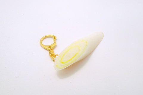 Sliced White Spring Onion Ver. 1 Keychain